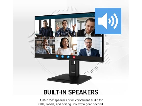 msi PRO MP272 E14C 27-inch IPS 1920 x 1080 (FHD) Office Monitor