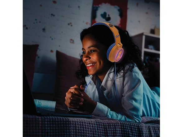 LEXiBOOK, Naruto, Foldable Light-Up Headphones