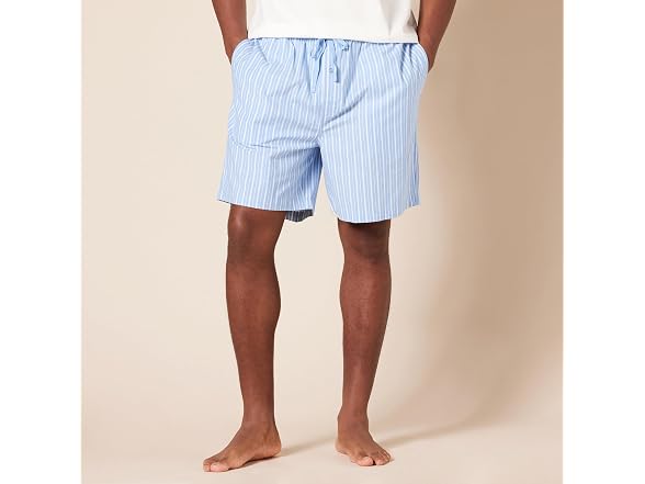 Amazon Essentials Men Cotton Poplin Pajama Shorts