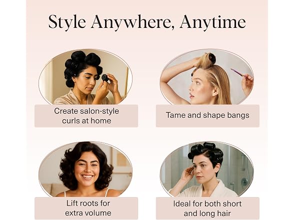 Kitsch Ceramic Thermal Hair Rollers for