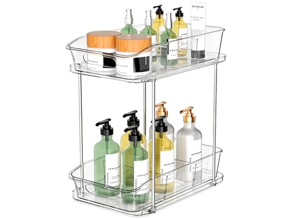 incostar 2-Tier Pull-Out Storage Organizer