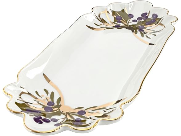 Serving Platter, Lavender Holly