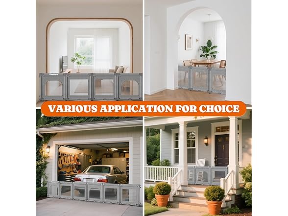 Pawtners Foldable 6 Panel Baby Gate