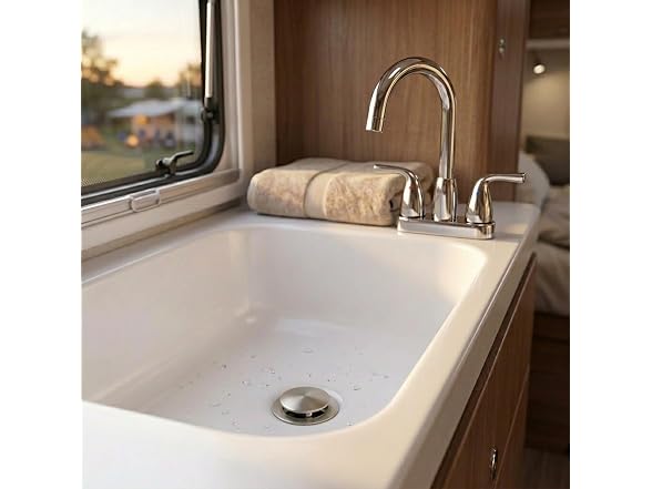 Dura Faucet DF-PU201-SN RV Sink Pop-Up