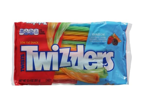(6-Pack) Twizzlers Twists Rainbow 12.4oz
