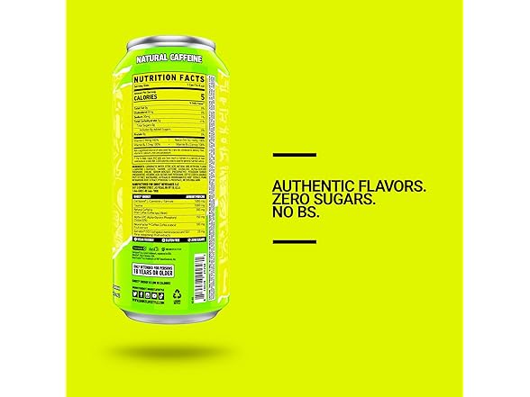 GHOST Energy Drink - 12-Pack, Citrus, 16oz Cans