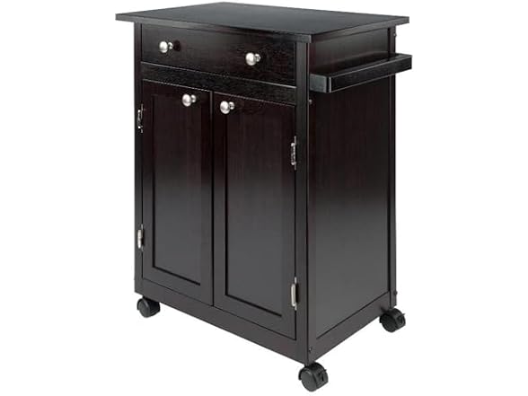 WINSOME Savannah Kitchen Cart Espresso