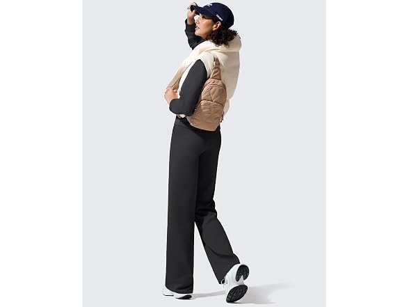 G4Free Women (L) Wide Leg Sweatpants Lined Fleece