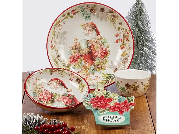 Certified International Christmas Story Ice Cream Bowl