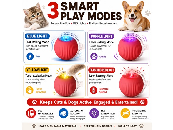 2 Pack Automatic Rolling Ball