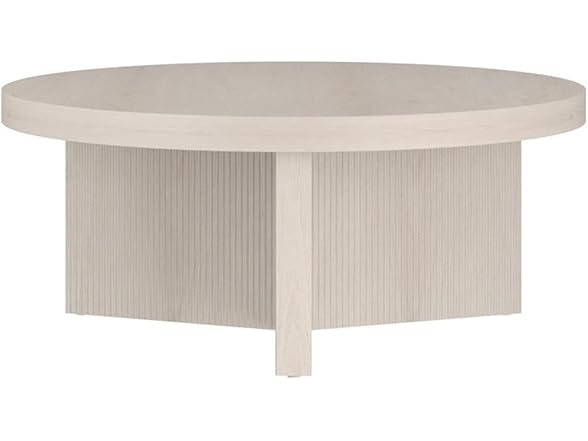 Henn&Hart 36" Alder White MDF/PVC Coffee
