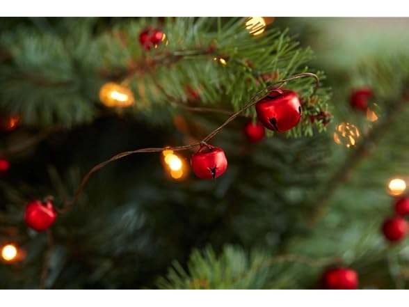 Melrose Red Miniature Metal Sleigh Bells