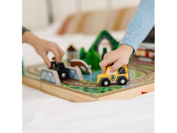 Melissa & Doug Take-Along Railroad Set
