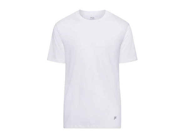 FILA Men's Solid Crew Neck T-Shirts (4Pk)