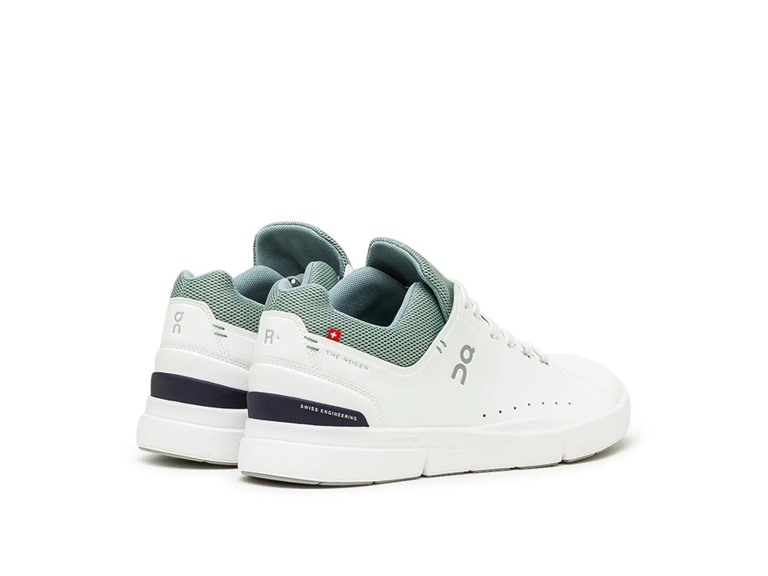 On Running The Roger Advantage Men's Shoes White/Eucalyptus Size 14