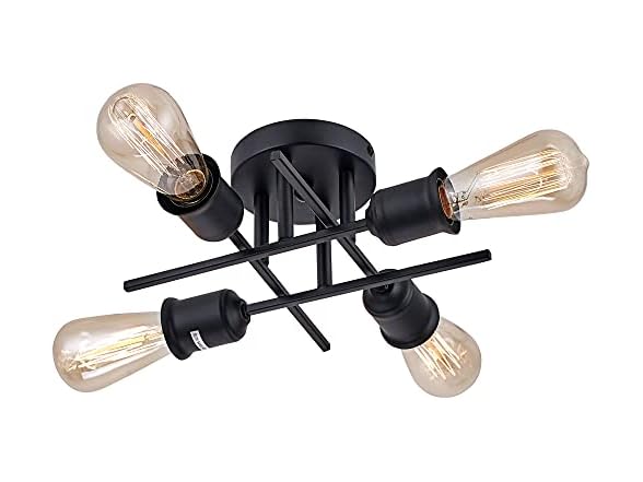 TOPHORT Semi Flush Mount Ceiling Fixture