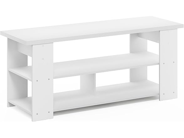 Furinno Jaya TV Stand Up to 55-Inch, White