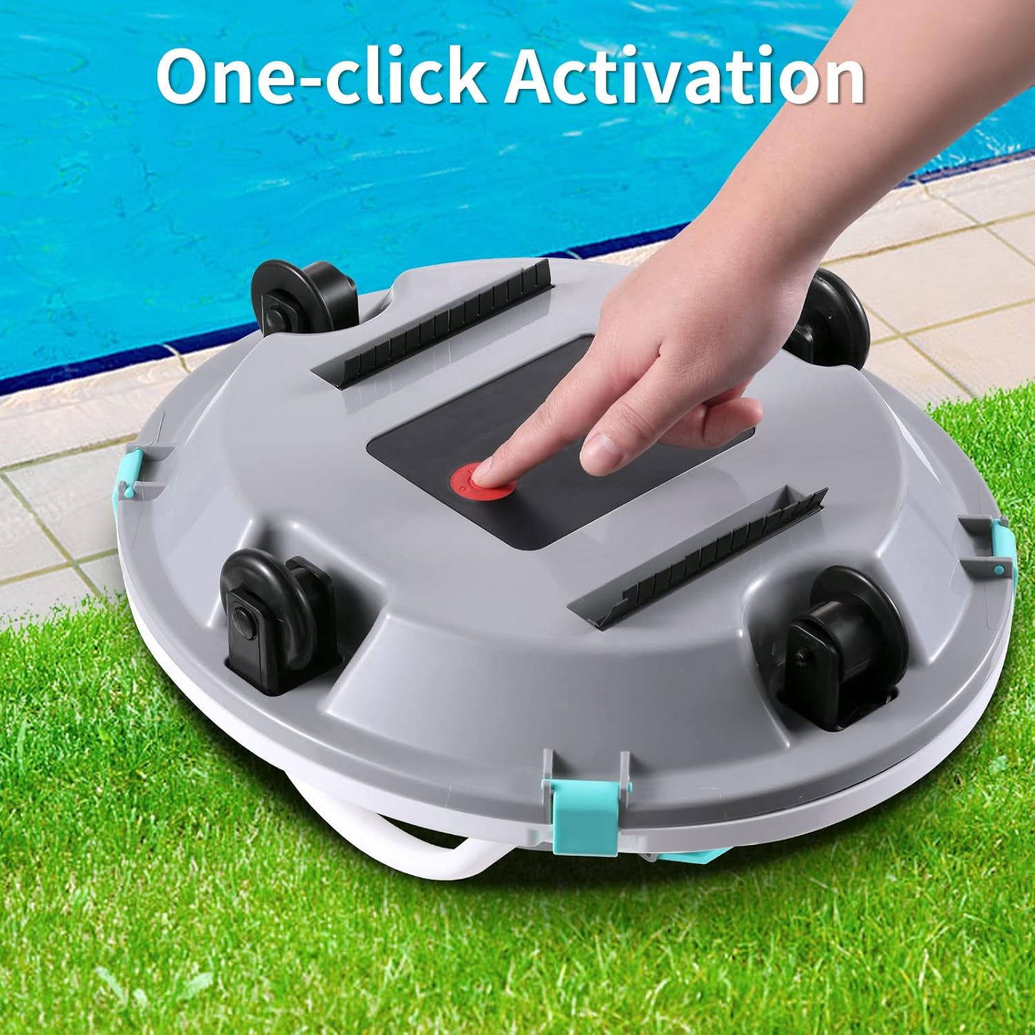 Moolan S1 Cordless Pool Vacuum Cleaner White - Gallery 13