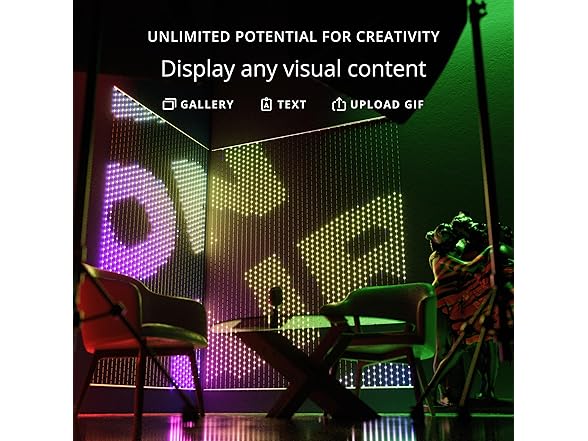 Twinkly Matrix Light Curtain, 480 LED's