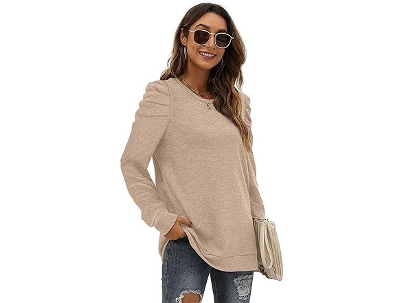 Agfiuytnl Women (M) Sweatshirts Loose Sweaters