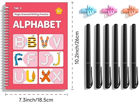 Timetome Magic Grooved Writing Practice Books