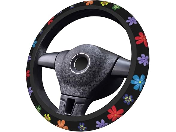 Harooni Flower Steering Wheel Cover 15 Steerin