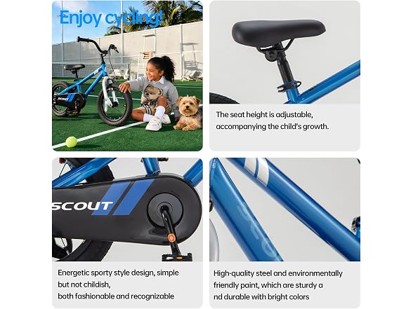 Chipmunk Kids Bike Scout Blue