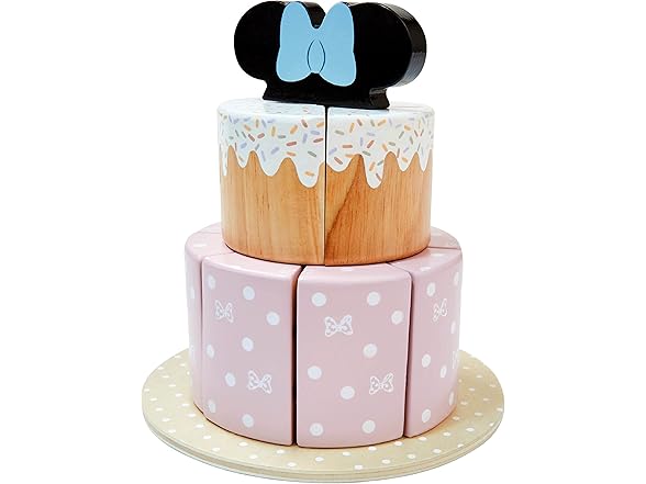 Disney Wooden Toys Minnie Mouse Tea Set, 13Pc