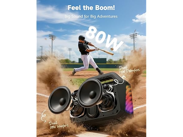 TPWIN Bluetooth Speaker | 80W