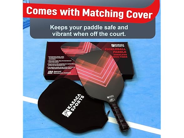 Kasaca Edgeless Pickleball Paddle Beginners