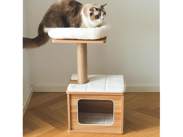 Catry 30" High Cat Play House Condoo with Cat Perch