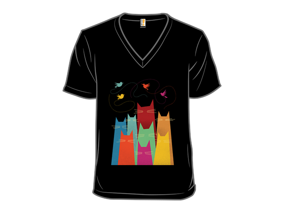 Minimalist Cats and Birds