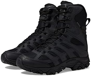 Men's Moab 3 8" Zip Military Leather Work Boots