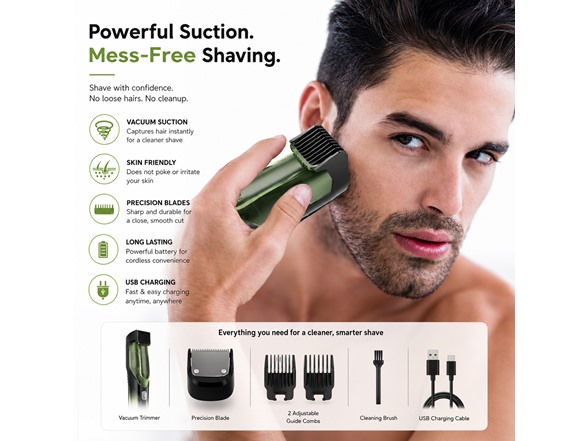 Vacuum Beard Trimmer