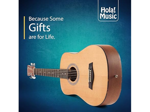 Hola! Music LEFT Handed 36in Acoustic Guitar Bundle
