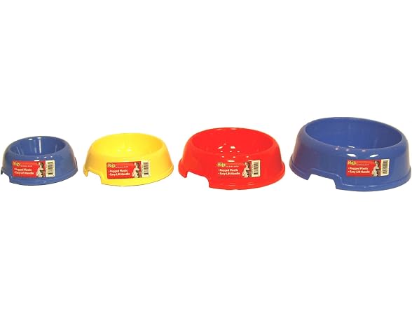 Hilo Large Durable Rugged Plastic Pet Feeding Dish