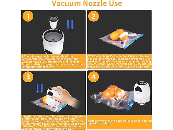 3 in 1 Electric Mason Jar Vacuum Sealer Kit