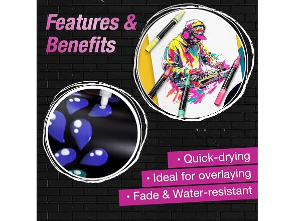 Faber-Castell Shake & Paint Markers: Metallic