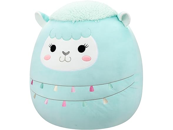 Squishmallows Original 24in Lorna The Light Teal Llama