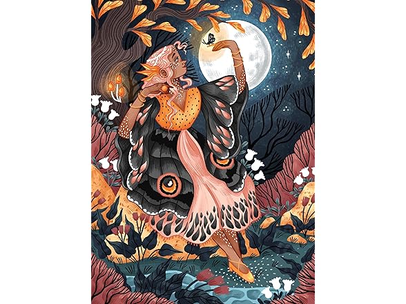 Mystic Moth Lady 300Pc Space Saver Puzzle