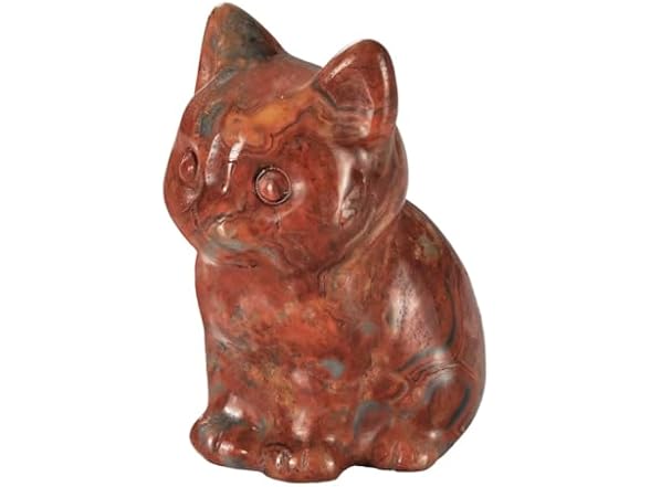 Bosfante 2" Agate Cat Figurine