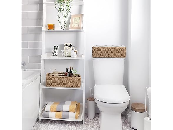 CROS Bathroom Basket for Toilet Tank, Seagrass Set of 2