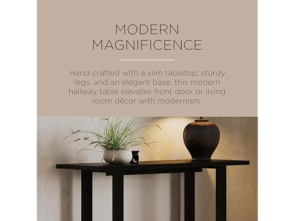 Maven Lane Hera Rustic Accent Console Table