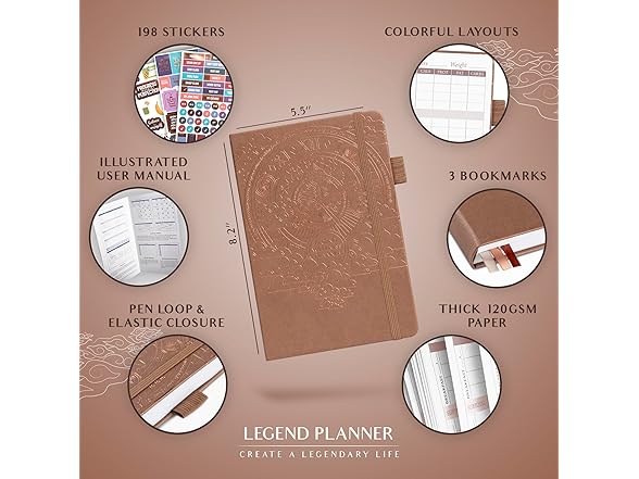 6 Month Wellness Planner & Food Journal