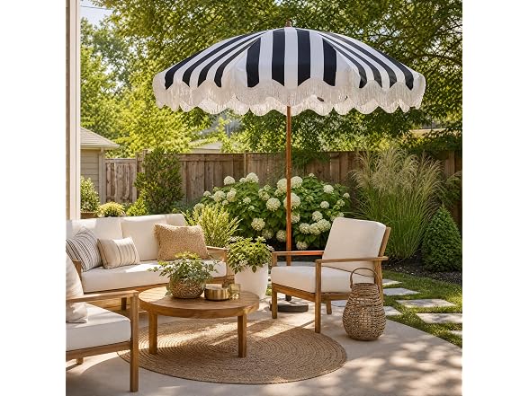 Rayjee 6.5FT Boho Patio Umbrella