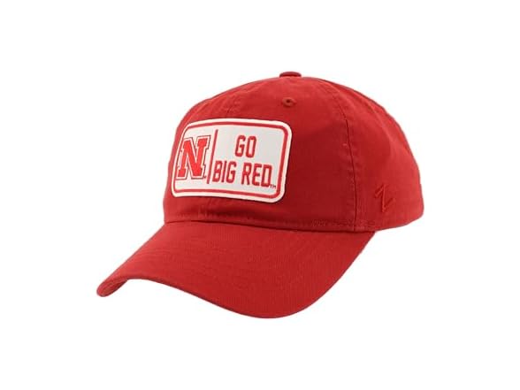 HUSKERS Hat Scholarship Patch Team Color