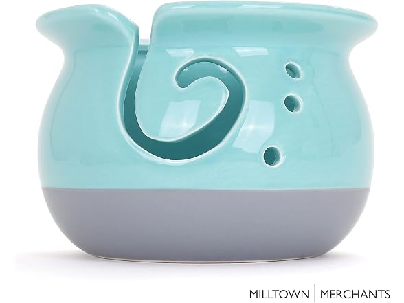 Ceramic Yarn Bowl for Knitting & Crochet