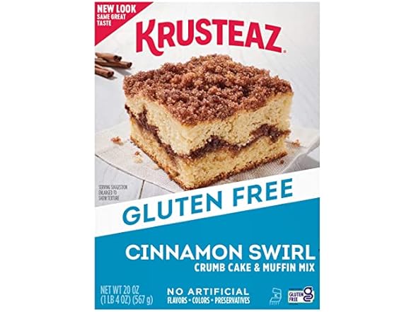 Krusteaz Gluten Free Cinnamon Crumb Cake, 20 Oz