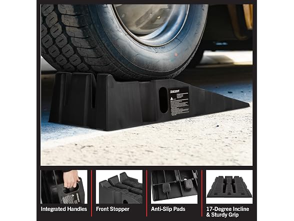 Car Ramps 2-Pack - Heavy-Duty Car Lifts