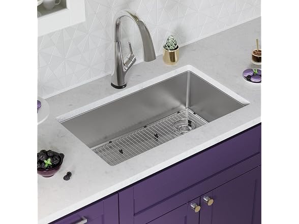 Elkay Crosstown SS 31" Sink Kit w Filtered Faucet